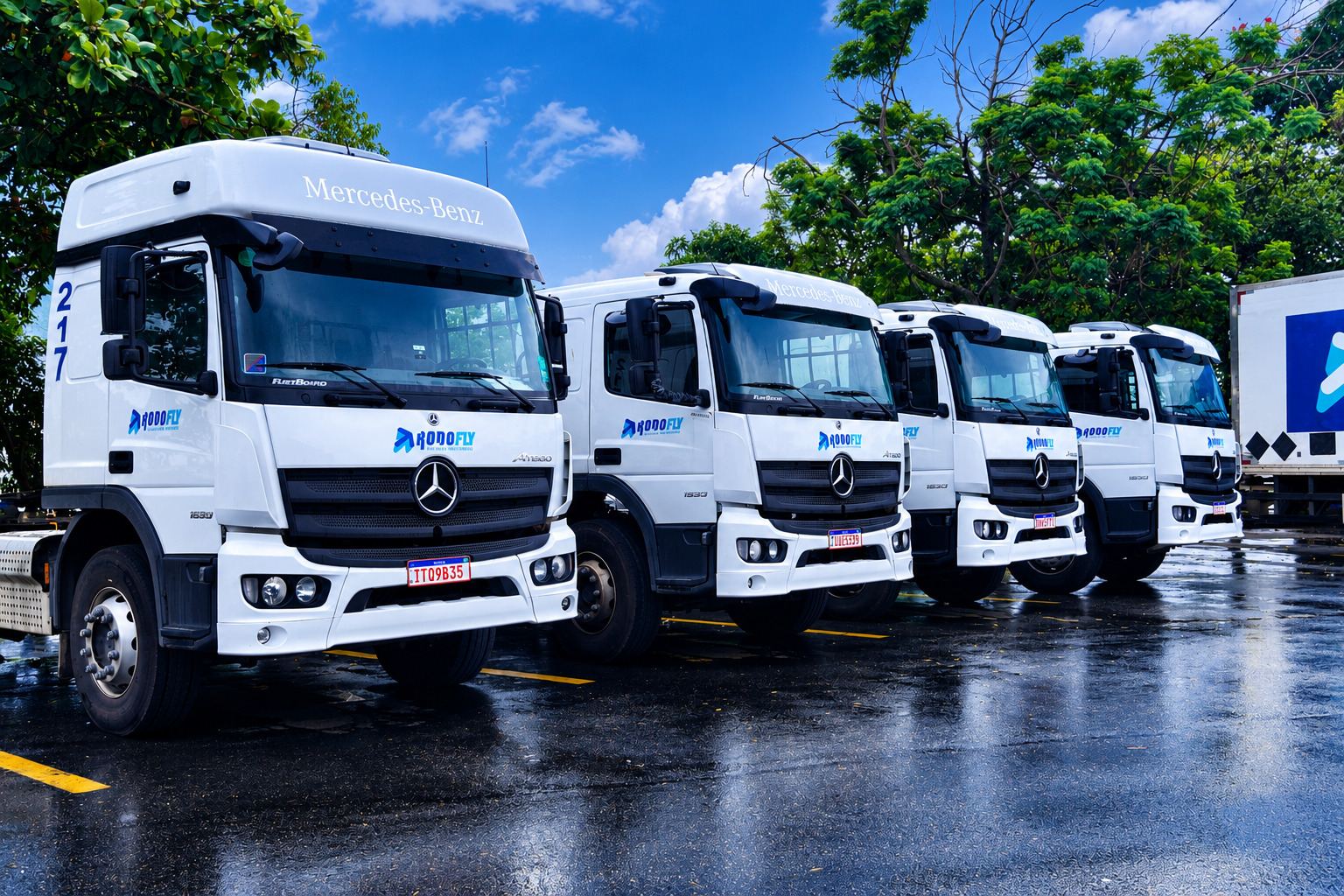 Caminhão, navio e avião: transporte multimodal